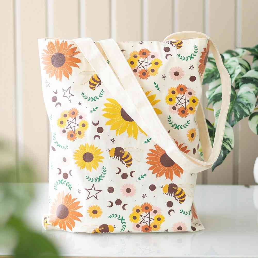 Something Different - Summer Solstice Print Polycotton Tote bag - Multicolours